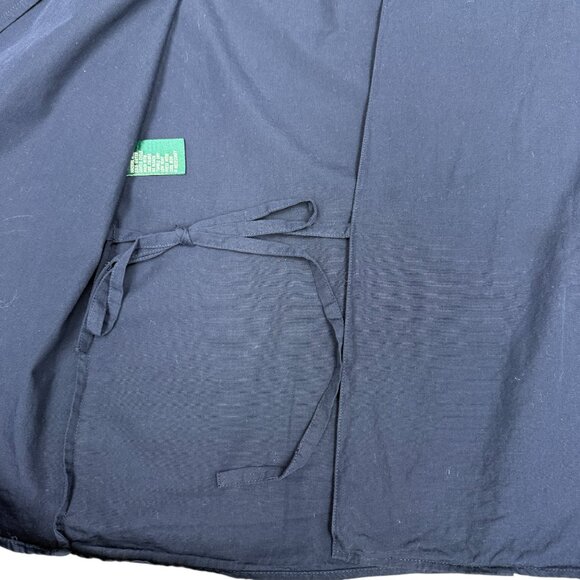 Women's‎ LAUREN RALPH LAUREN Navy Crossover Blouse- Size Large Petite - Picture 4 of 8